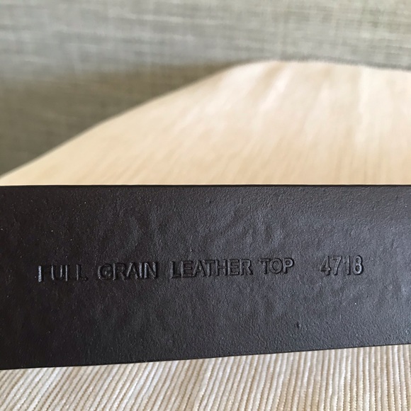 Leather Belt Brown Design Size 34 By B Line - Picture 4 of 5